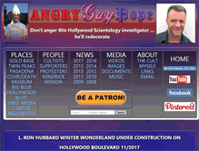 Tablet Screenshot of angrygaypope.com